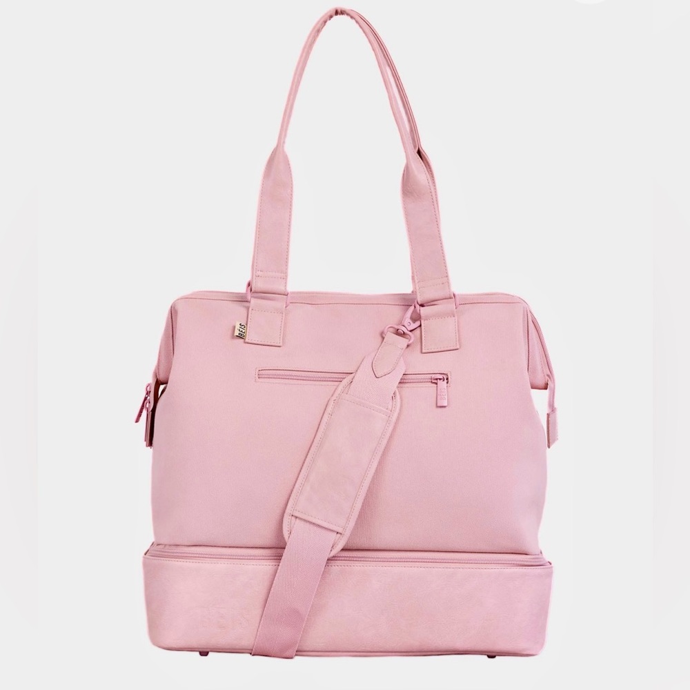 Beis Atlas Pink Mini Weekender